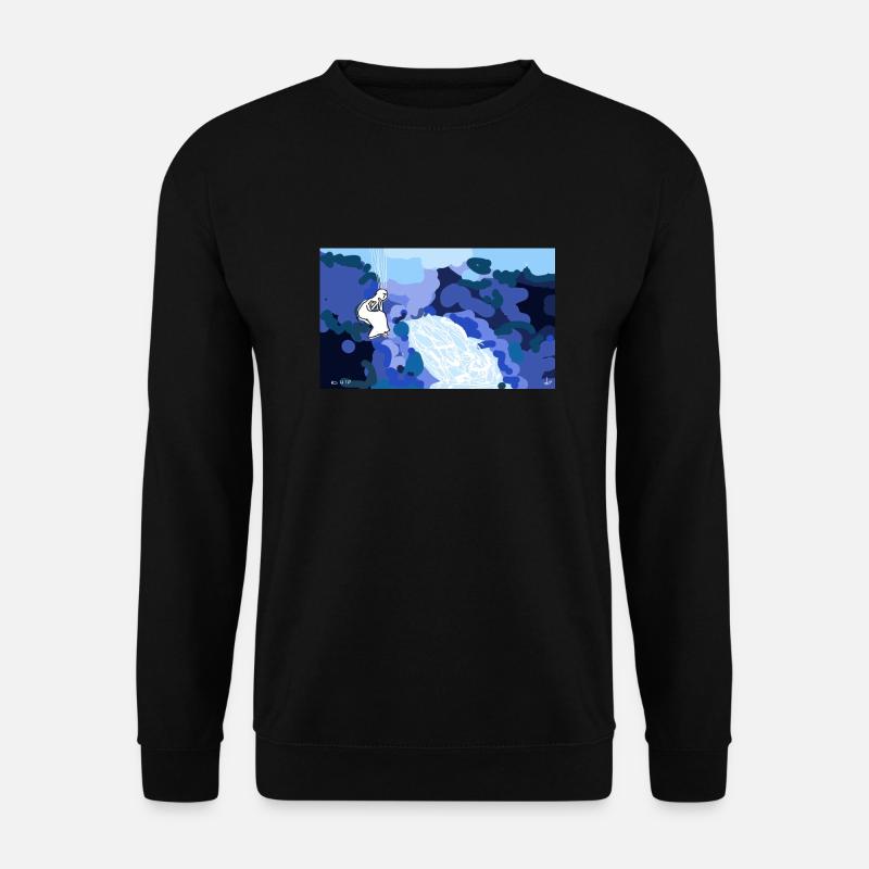 Im Frieden sein - Unisex Pullover - Schwarz