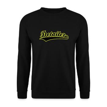 Car Detailer, Car Lover, Vehicle Detailer - Unisex Sweatshirt - black - Front - Alina (178cm) & Michal (187cm)
