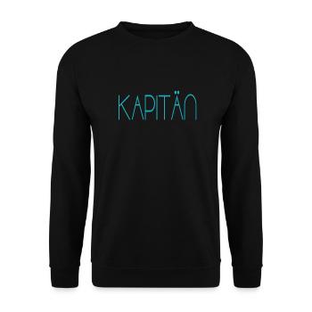 Kapitän - Unisex Pullover - Schwarz - Vorne - Alina (178cm) & Michal (187cm)