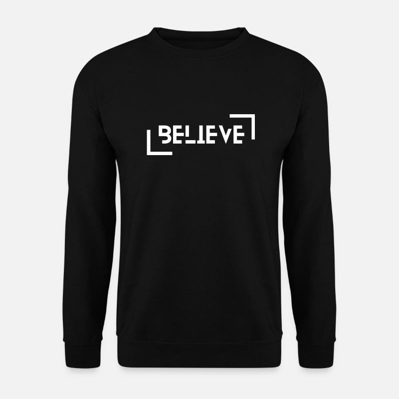 Belive - Unisex Pullover - Schwarz
