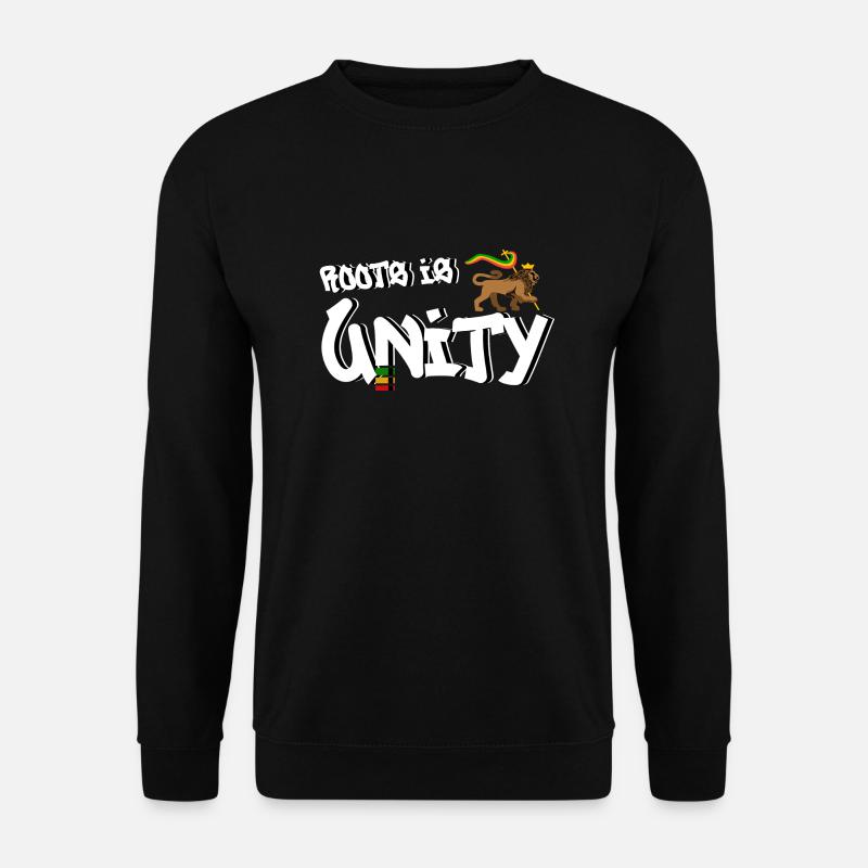 Roots is Unity - Unisex Pullover - Schwarz