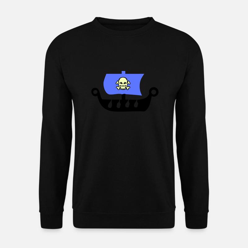 piratenschiff - Unisex Pullover - Schwarz