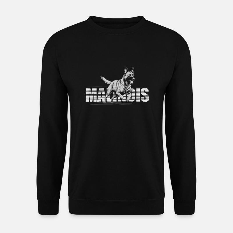 Malinois - Belgischer Schäferhund -Mechelaar - Unisex Pullover - Schwarz