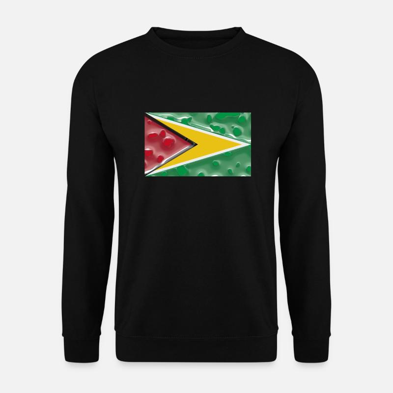 Guyana als Guyana - Unisex Pullover - Schwarz