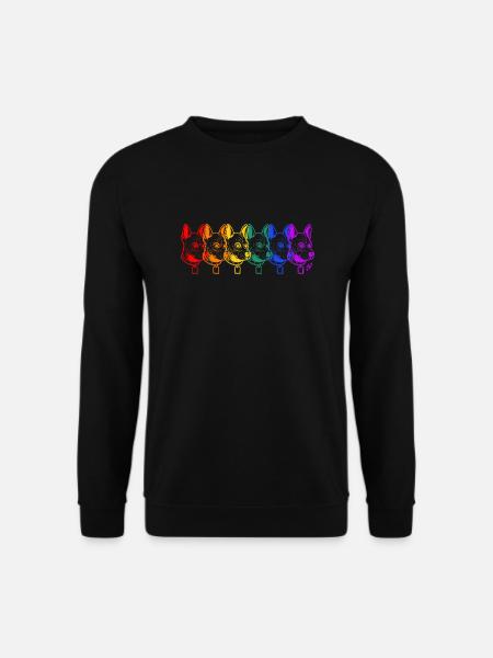 FxP Chiot Rainbow Pride - Sweat-shirt Unisexe - noir