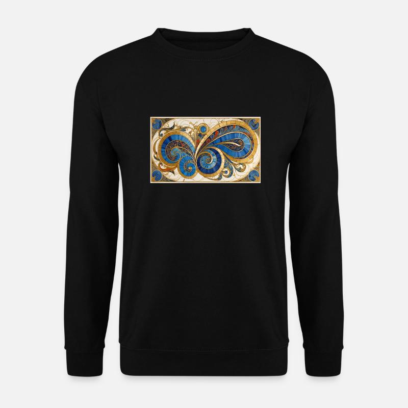 Paisley 1 - Unisex Pullover - Schwarz