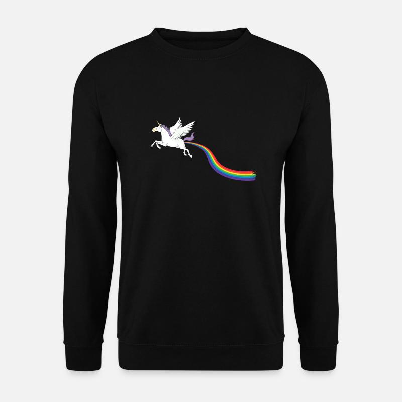 REGENBOGEN-ANTRIEB - Unisex Pullover - Schwarz