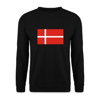 denmark - Unisex Sweatshirt - black - Front - Alina (178cm) & Michal (187cm)