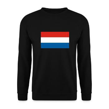 Netherlands - Unisex Sweatshirt - black - Front - Alina (178cm) & Michal (187cm)