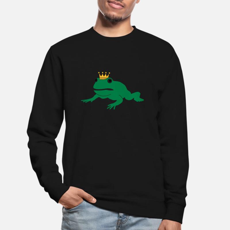 grumpy frog prince Unisex Sweatshirt