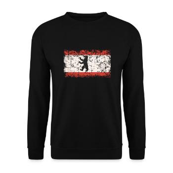 Good Old Berlin - Unisex Pullover - Schwarz - Vorne - Alina (178cm) & Michal (187cm)