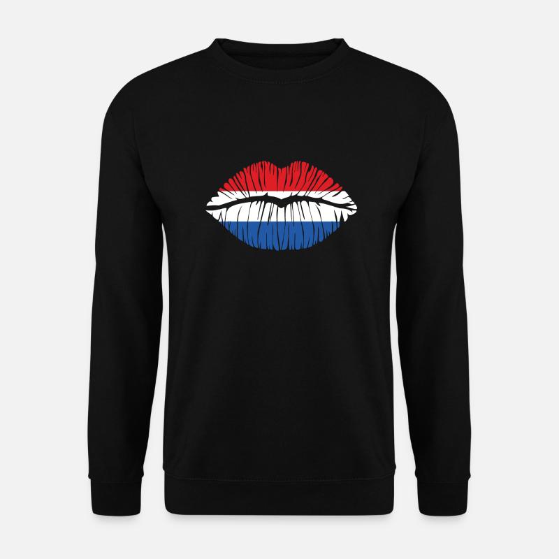 Kuss Niederlande - Unisex Pullover - Schwarz