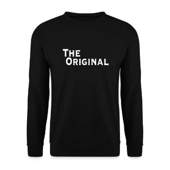 Das Original - Unisex Pullover - Schwarz - Vorne - Alina (178cm) & Michal (187cm)
