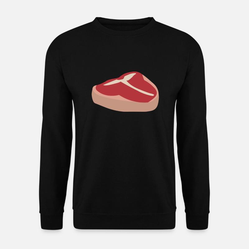 Saftiges Fleisch - Unisex Pullover - Schwarz
