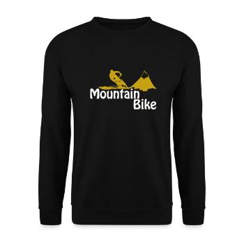 mountain bike - Sweat-shirt Unisexe - noir - Devant - Alina (178cm) & Michal (187cm)