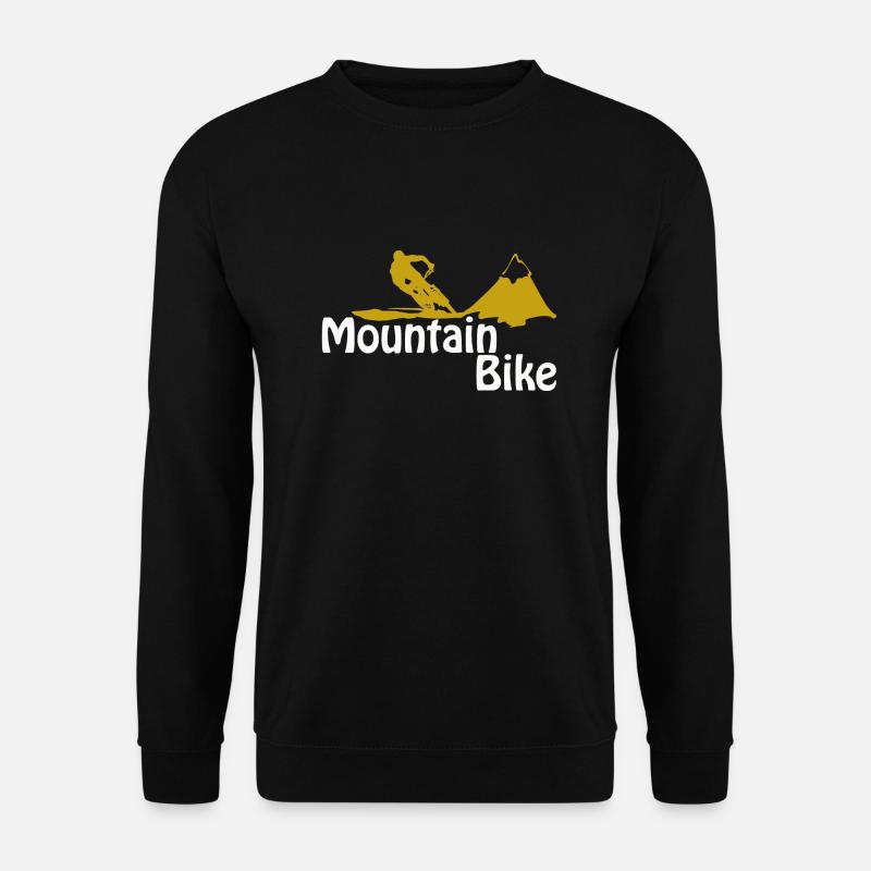 mountainbike - Unisex Pullover - Schwarz