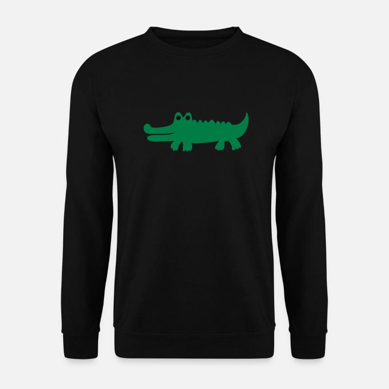 crocodile - Unisex Sweatshirt - black
