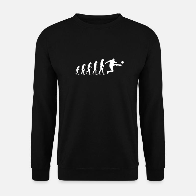 Evolution du football - Sweat-shirt Unisexe - noir