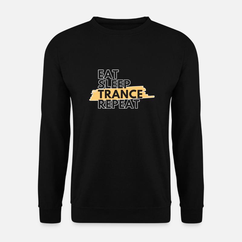 manger sommeil transe répéter - Sweat-shirt Unisexe - noir