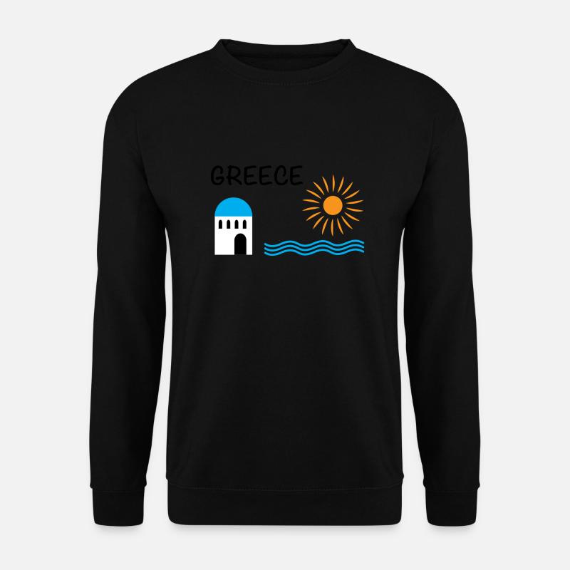 Griechenland - Unisex Pullover - Schwarz