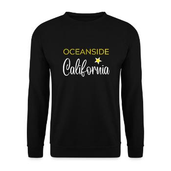 Oceanside California - Sweat-shirt Unisexe - noir - Devant - Alina (178cm) & Michal (187cm)