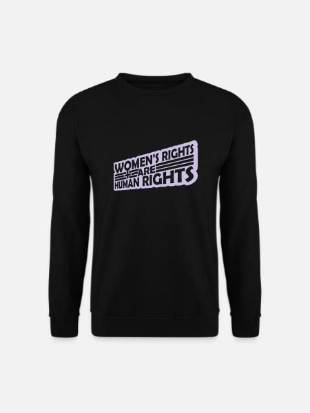 womens rights feminist quote - Unisex Sweatshirt - black