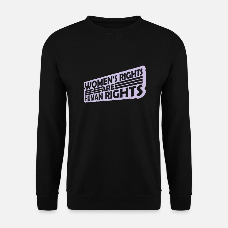 womens rights feminist quote - Unisex Sweatshirt - black