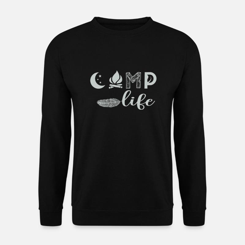 Camp live - Unisex Pullover - Schwarz