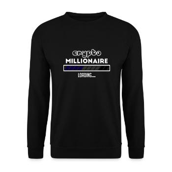 Bitcoin Trading Crypto Stocks - Sweat-shirt Unisexe - noir - Devant - Alina (178cm) & Michal (187cm)