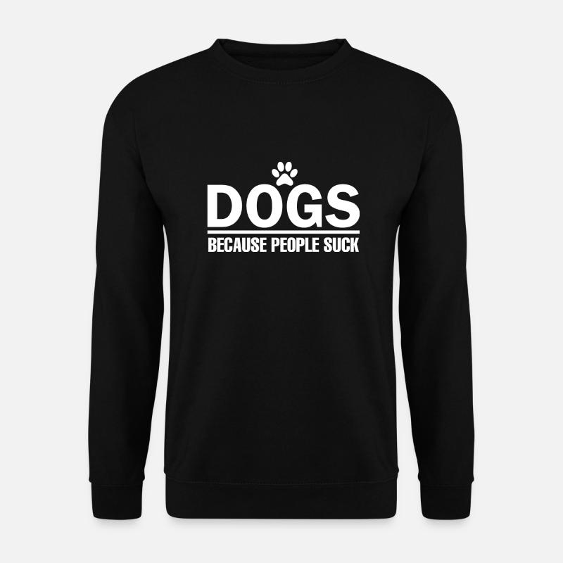 Hund Dog - Unisex Pullover - Schwarz