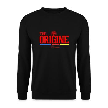 the origine 1 Red - Sweat-shirt Unisexe - noir - Devant - Alina (178cm) & Michal (187cm)