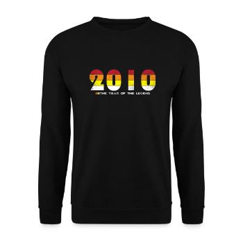 Millésime 2010 - L’Année de la Légende - Rétro 14 - Sweat-shirt Unisexe - noir - Devant - Alina (178cm) & Michal (187cm)