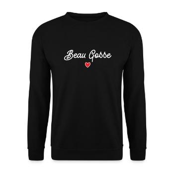 Beau Gosse - Sweat-shirt Unisexe - noir - Devant - Alina (178cm) & Michal (187cm)