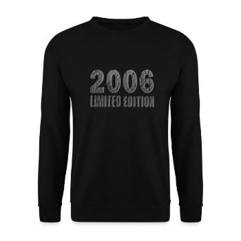 Geboren 2006 - 18. Geburtstag 2024 - Unisex Pullover - Schwarz - Vorne - Alina (178cm) & Michal (187cm)