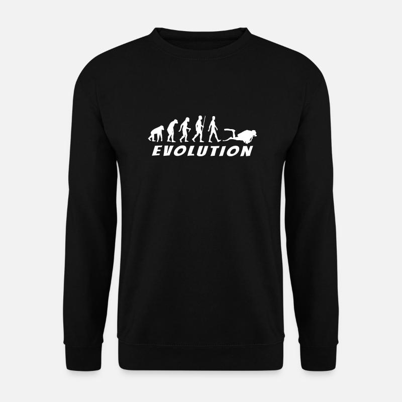 Evolution White Diver - Unisex Sweatshirt - black