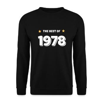 Best of 1978 - Sweat-shirt Unisexe - noir - Devant - Alina (178cm) & Michal (187cm)