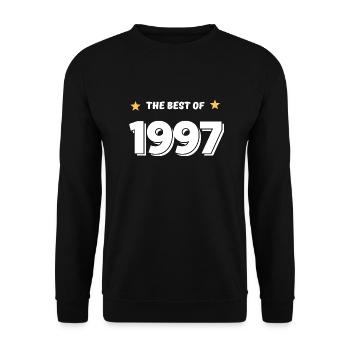 Das Beste von 1997 - Unisex Pullover - Schwarz - Vorne - Alina (178cm) & Michal (187cm)