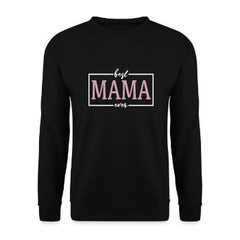 La meilleure maman - Sweat-shirt Unisexe - noir - Devant - Alina (178cm) & Michal (187cm)