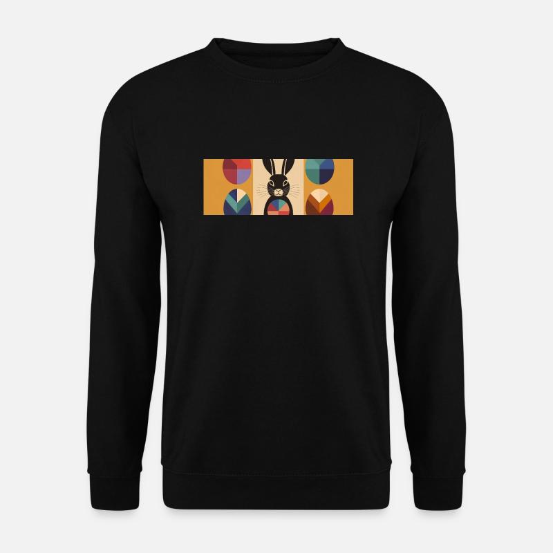 Osterhase No.06 - Unisex Pullover - Schwarz