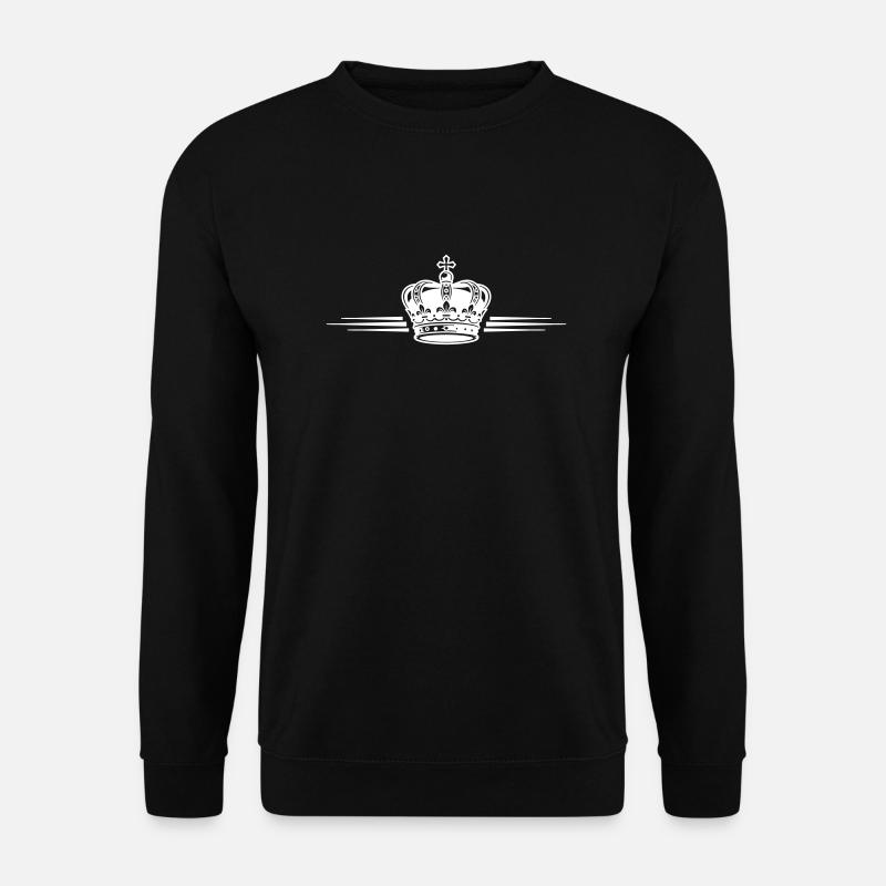Krone Majestät - Unisex Pullover - Schwarz