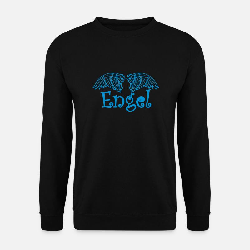 Engel flügel - Unisex Pullover - Schwarz