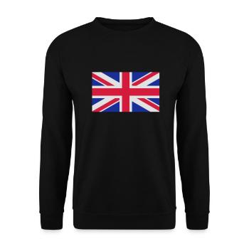 drapeau_royaume_uni - Sweat-shirt Unisexe - noir - Devant - Alina (178cm) & Michal (187cm)