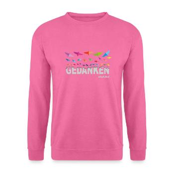 Les pensées sont gratuites (Birds Edition) - Sweat-shirt Unisexe - rose - Devant