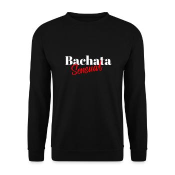 Bachata Sensual Gift Dance Latinos Latina Kiz - Unisex Sweatshirt - black - Front - Alina (178cm) & Michal (187cm)