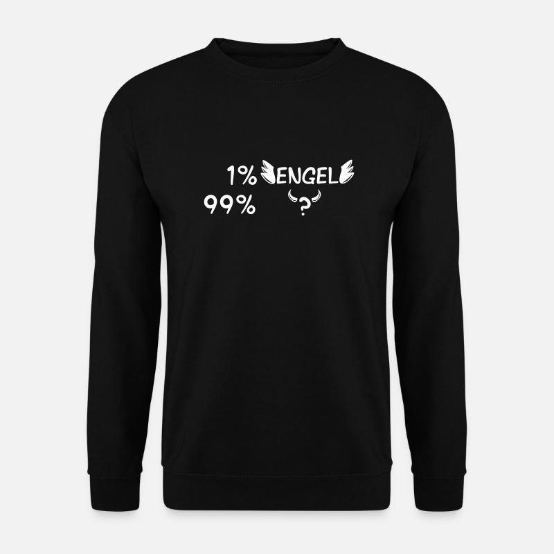 Engel oder Teufel - Unisex Pullover - Schwarz