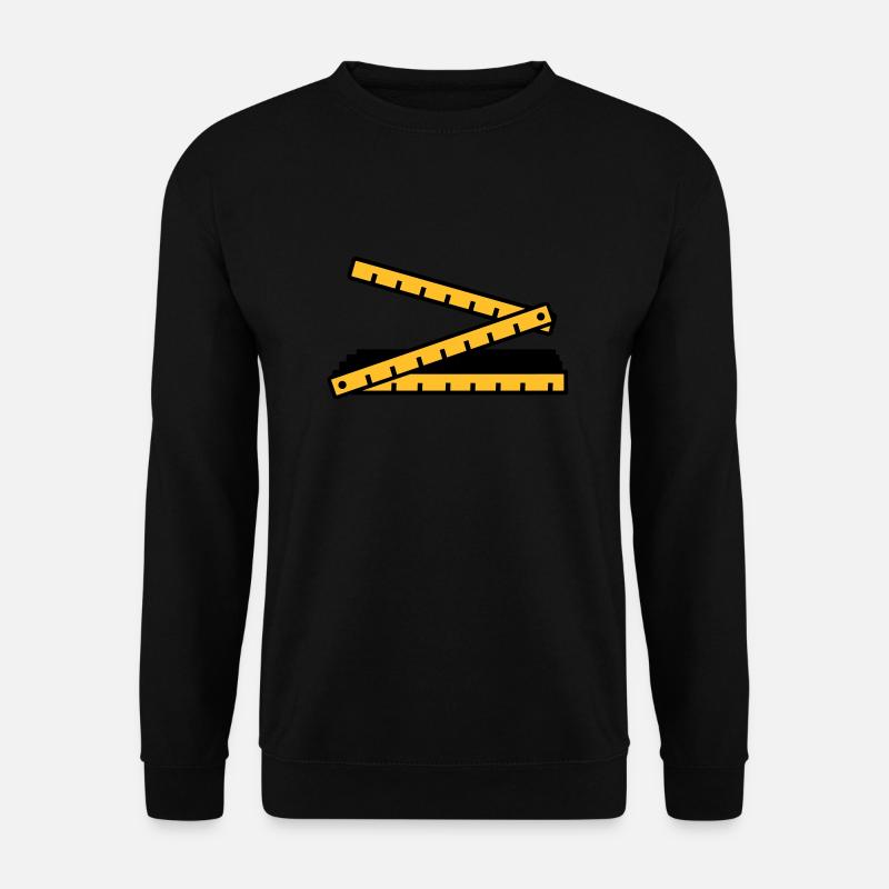 Folding rule - Unisex Sweatshirt - black