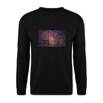 fibonacci Pyramiden Gizeh Mathematik Geometrie - Unisex Pullover - Schwarz - Vorne - Alina (178cm) & Michal (187cm)