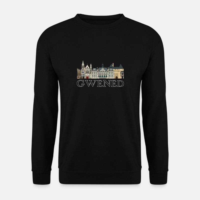 Gwened | Vannes - Kreizh kêr | Innenstadt - Unisex Pullover - Schwarz