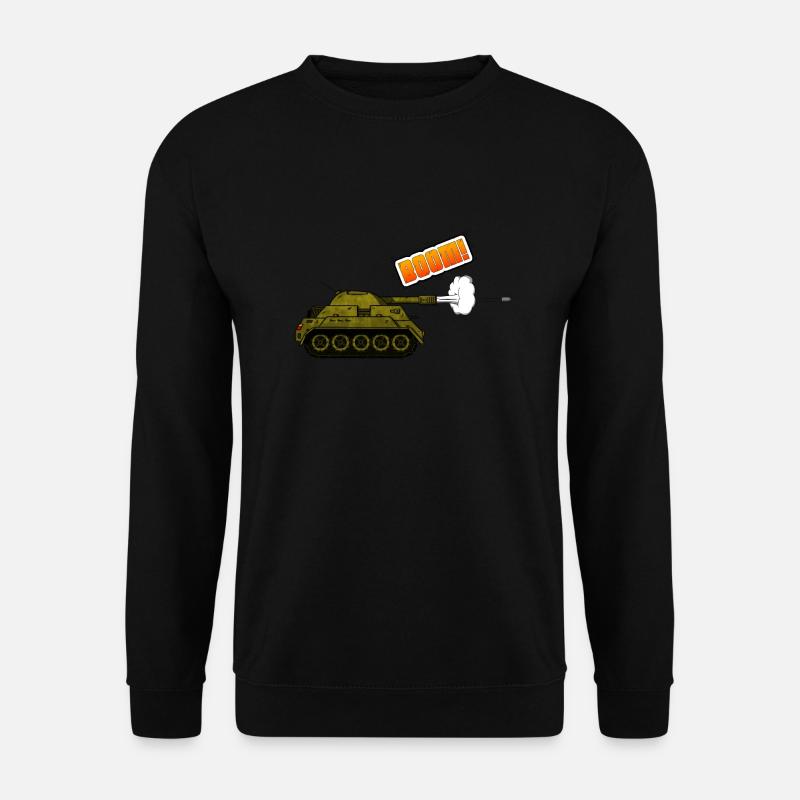 Panzer - Boom - Unisex Pullover - Schwarz