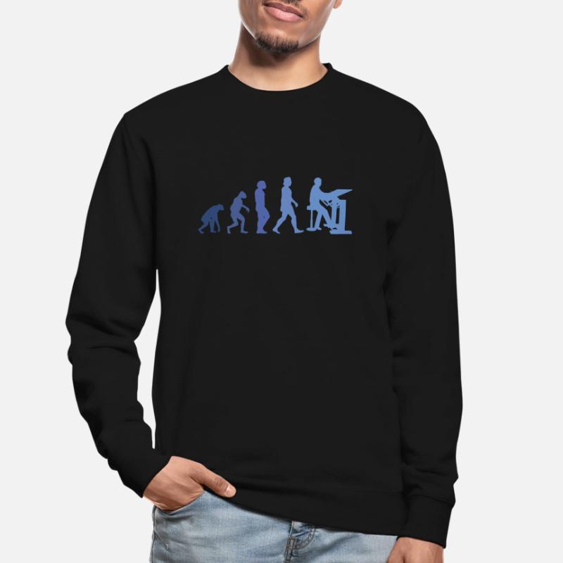 Draughtsman Evolution Client Architecte Directeur de la construction Sweat-shirt Unisexe